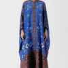 Rajdeep Ranawat Blue Bandhani Boxy Kaftan Tunic -Deals Drapizia Store rr 1138 1