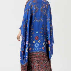 Rajdeep Ranawat Blue Bandhani Boxy Kaftan Tunic 13 Rajdeep Ranawat Blue Bandhani Boxy Kaftan Tunic -Deals Drapizia Store rr 1138 6