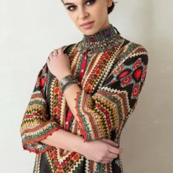 Rajdeep Ranawat Long Printed Panel Kurta & Pant Set -Deals Drapizia Store rr 401 4