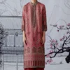 Rajdeep Ranawat Pink Bandhani Printed Band Collar Kurta -Deals Drapizia Store rr1079 1