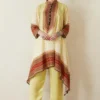 Rajdeep Ranawat Ombre Lime Green Tunic With An Asymmetrical Hem -Deals Drapizia Store rr356 1