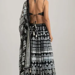 Phulkari Lehenga Set With Mirrorwork -Deals Drapizia Store sa3 5