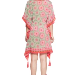 Siddhartha Bansal Pink & Green Printed Kaftan 9 Siddhartha Bansal Pink & Green Printed Kaftan -Deals Drapizia Store sb odsy 027 4