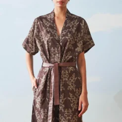 Ikai Brown Shibori Dyed Jumpsuit -Deals Drapizia Store sh jmp 2107br 3