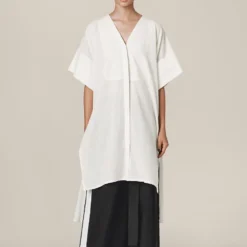 Chola V Neck High Low Shirt -Deals Drapizia Store sh0113c 2