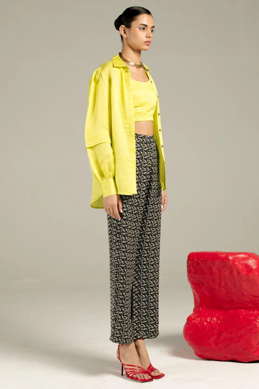 Studio RIGU Jodhpur Neon Shirt 4 Studio RIGU Jodhpur Neon Shirt - Image 2