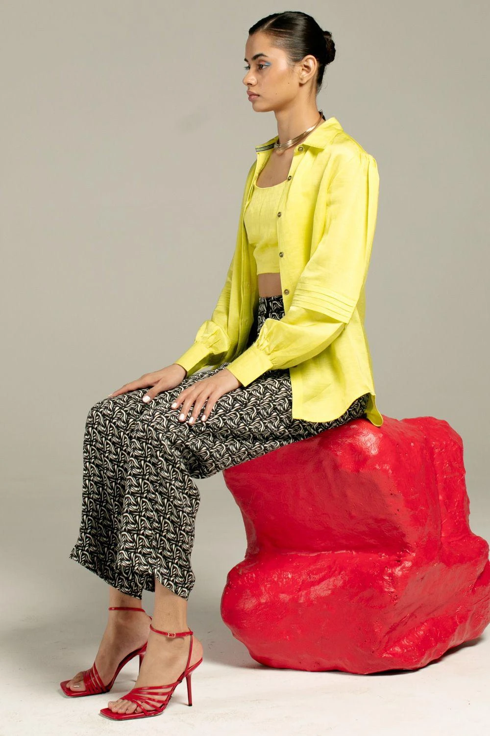 Studio RIGU Jodhpur Neon Shirt 5 Studio RIGU Jodhpur Neon Shirt - Image 3