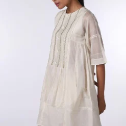 SWGT Hand Embroidered Ivory Tunic -Deals Drapizia Store tu66 4