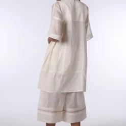 SWGT Hand Embroidered Ivory Tunic -Deals Drapizia Store tu66 5