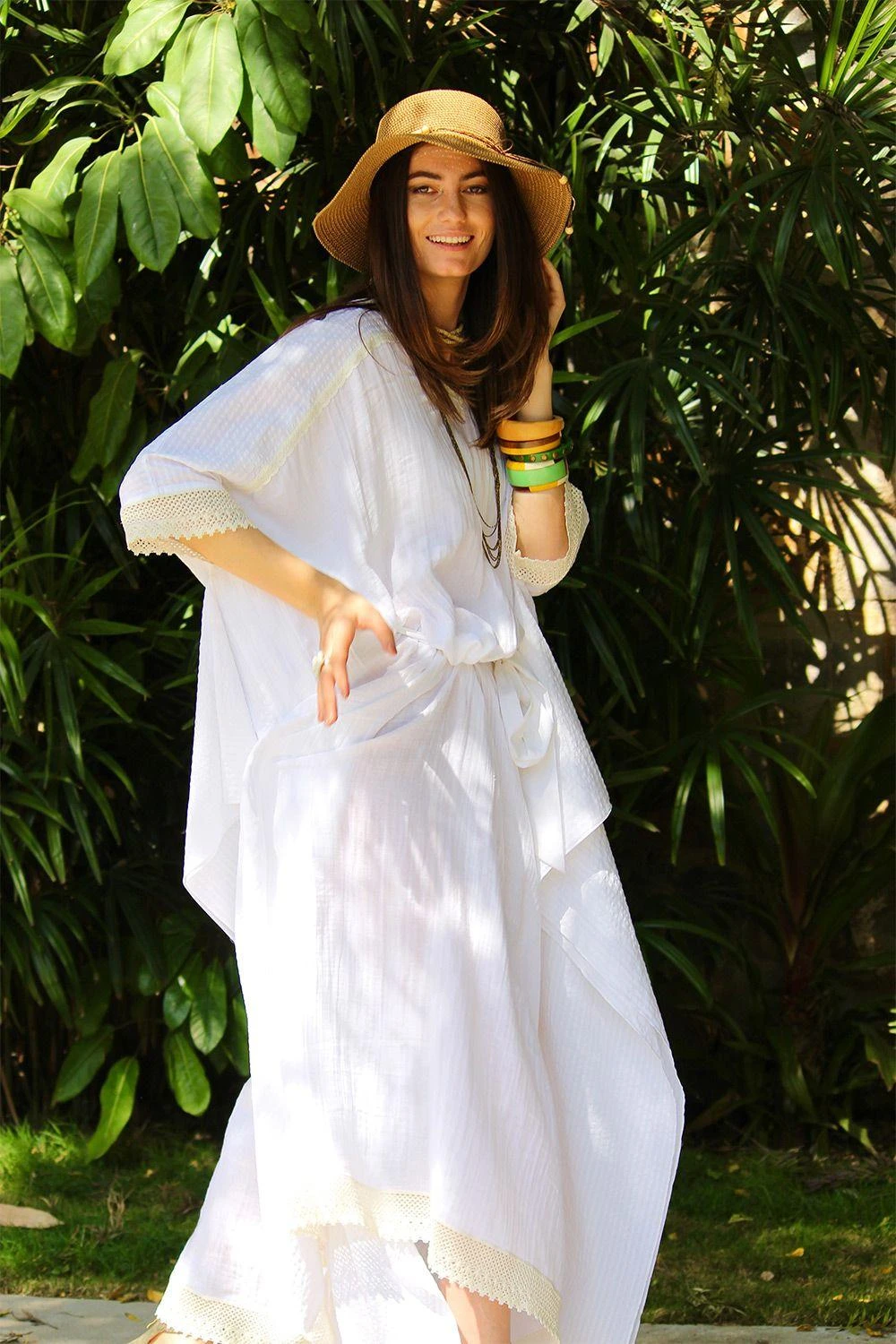 Varun Bahl Pret Ivory Cotton Kaftan 3 Varun Bahl Pret Ivory Cotton Kaftan