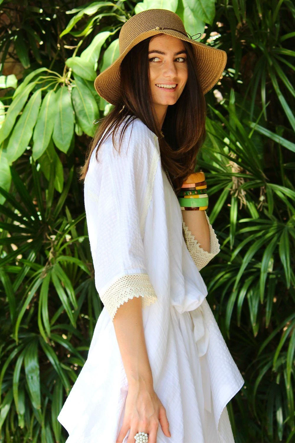 Varun Bahl Pret Ivory Cotton Kaftan 7 Varun Bahl Pret Ivory Cotton Kaftan - Image 5